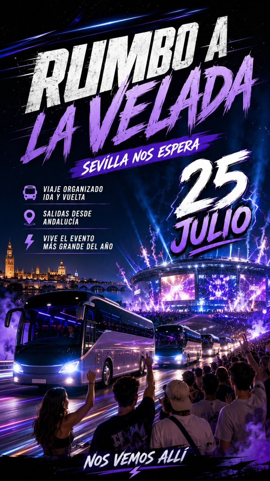 Rumbo a la velada en Málaga y Granada